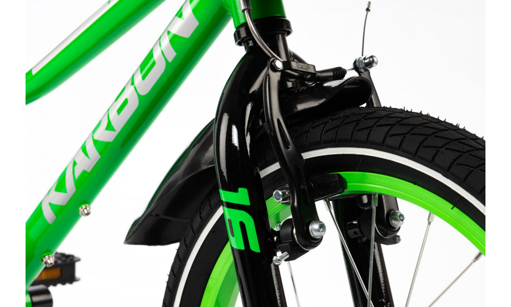 Dviratis Karbon Jazz 16 green neon - 4