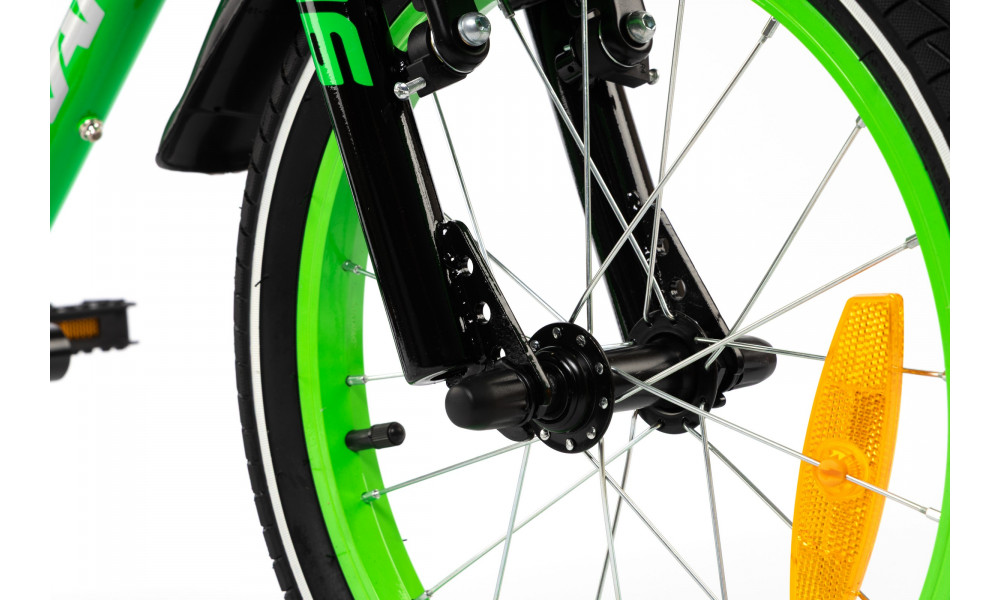 Dviratis Karbon Jazz 16 green neon - 5