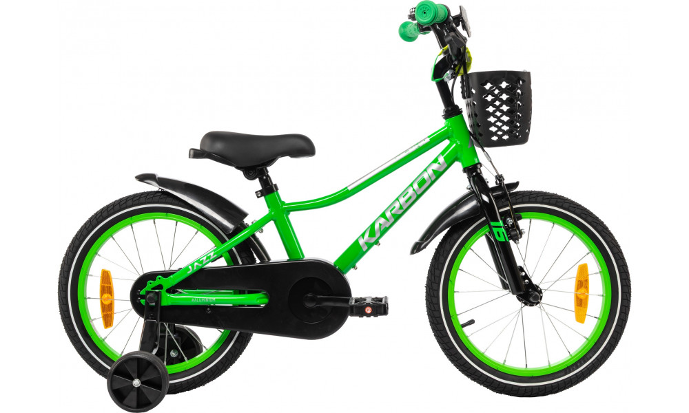 Dviratis Karbon Jazz 16 green neon - 9