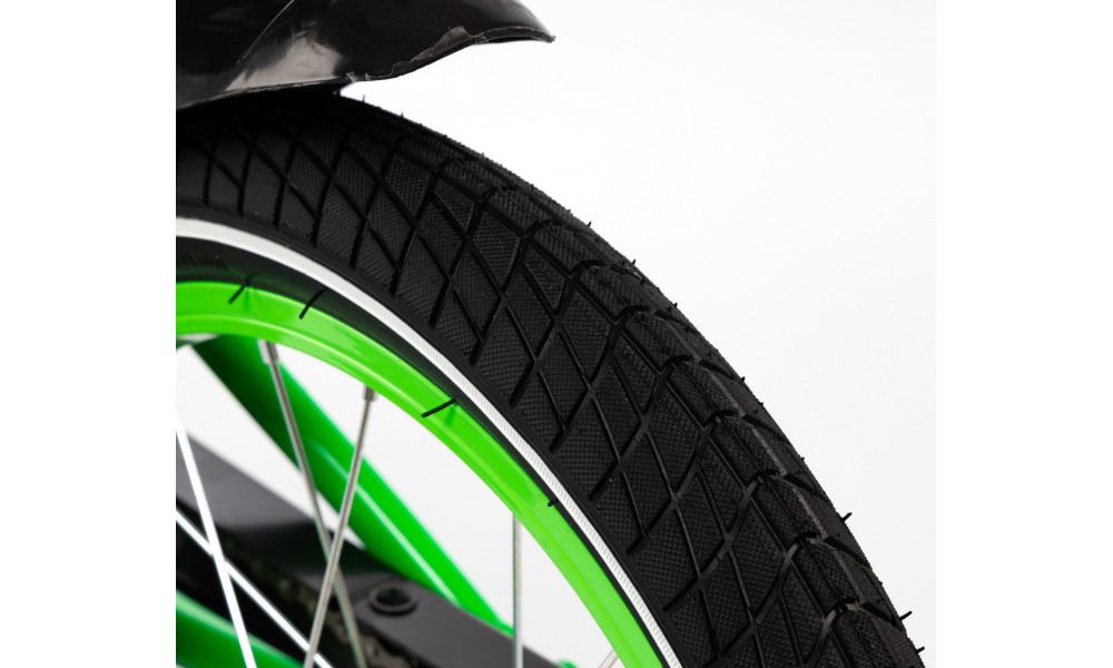 Dviratis Karbon Jazz 16 green neon - 10
