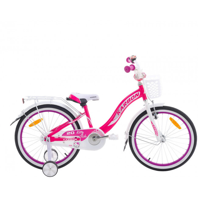 Dviratis Karbon Kitty 20 pink-white