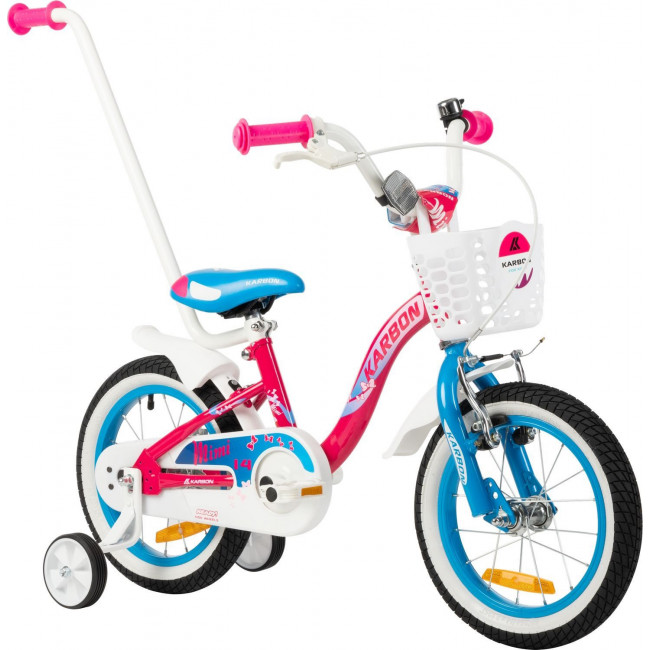 Dviratis Karbon Mimi 14 pink-blue