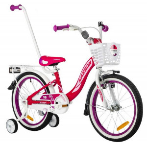 Dviratis Karbon Kitty 18 pink-white