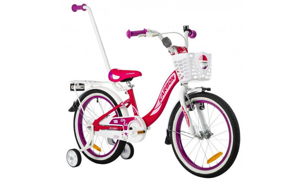 Dviratis Karbon Kitty 18 pink-white - 8