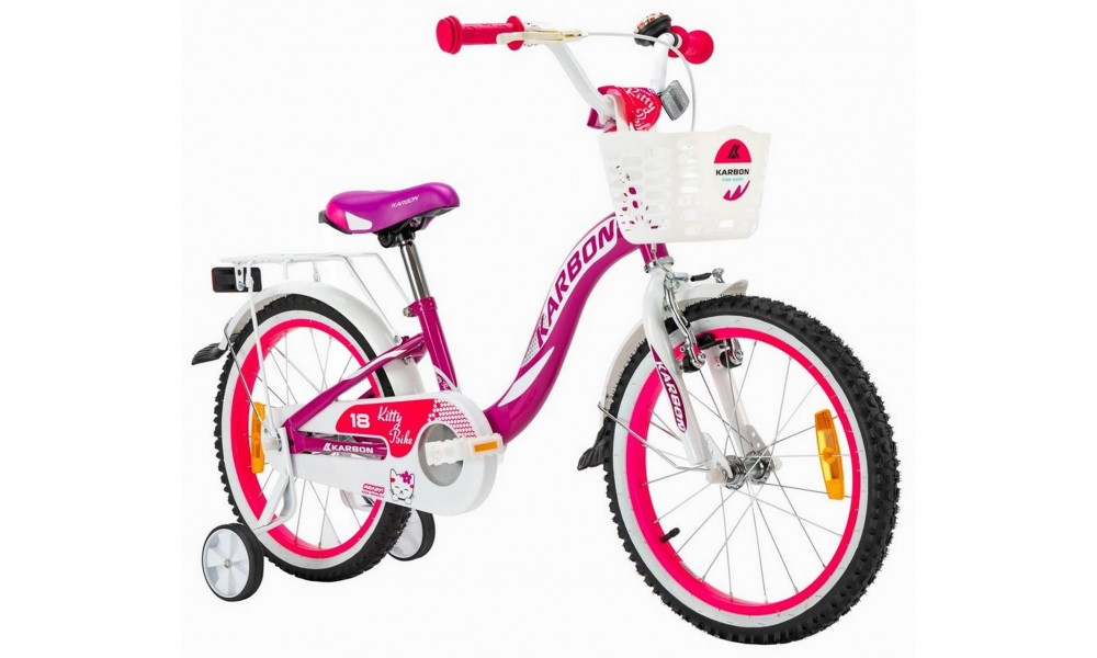 Dviratis Karbon Kitty 18 violet-white - 11