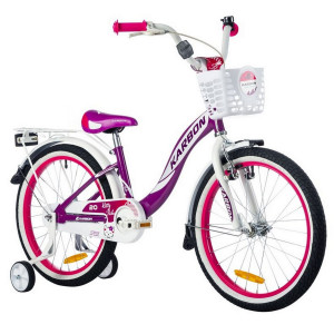 Dviratis Karbon Kitty 20 violet-white