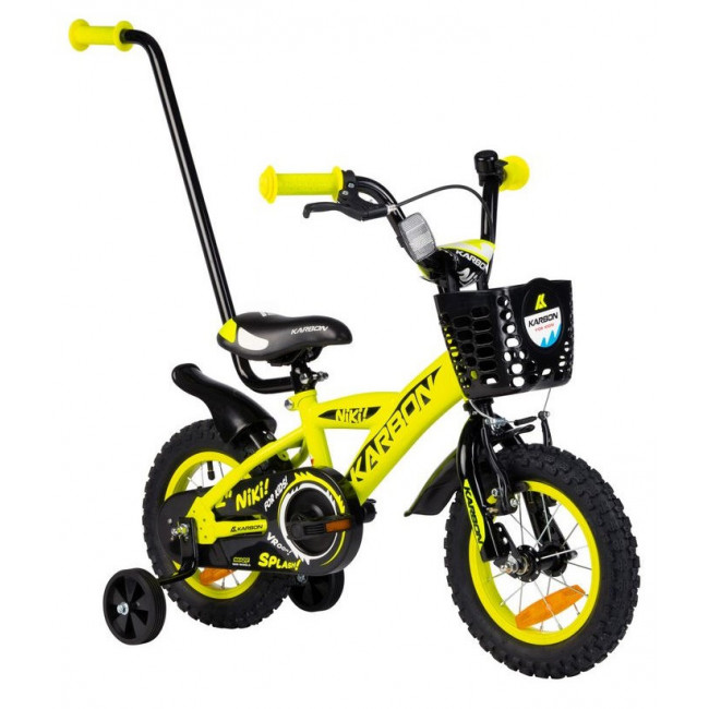 Dviratis Karbon Niki 12 lime-black