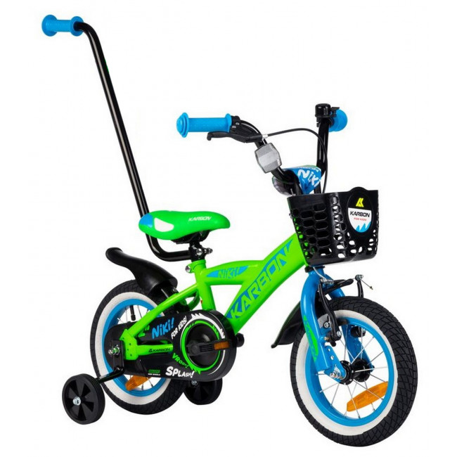 Dviratis Karbon Niki 12 green-blue