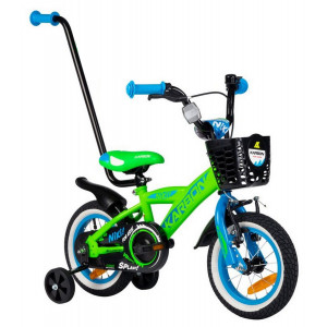 Dviratis Karbon Niki 12 green-blue