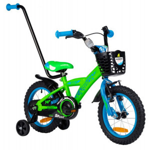 Dviratis Karbon Niki 14 green-blue