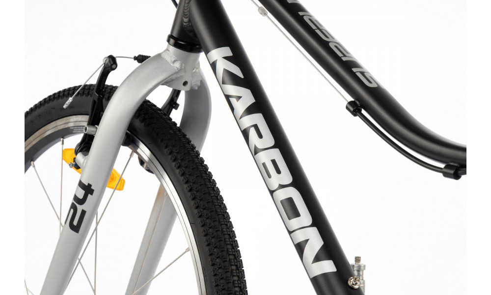 Dviratis Karbon Superlight 24 black - 10