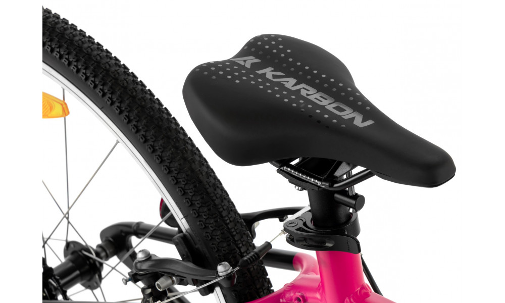 Dviratis Karbon Superlight 24 pink - 5