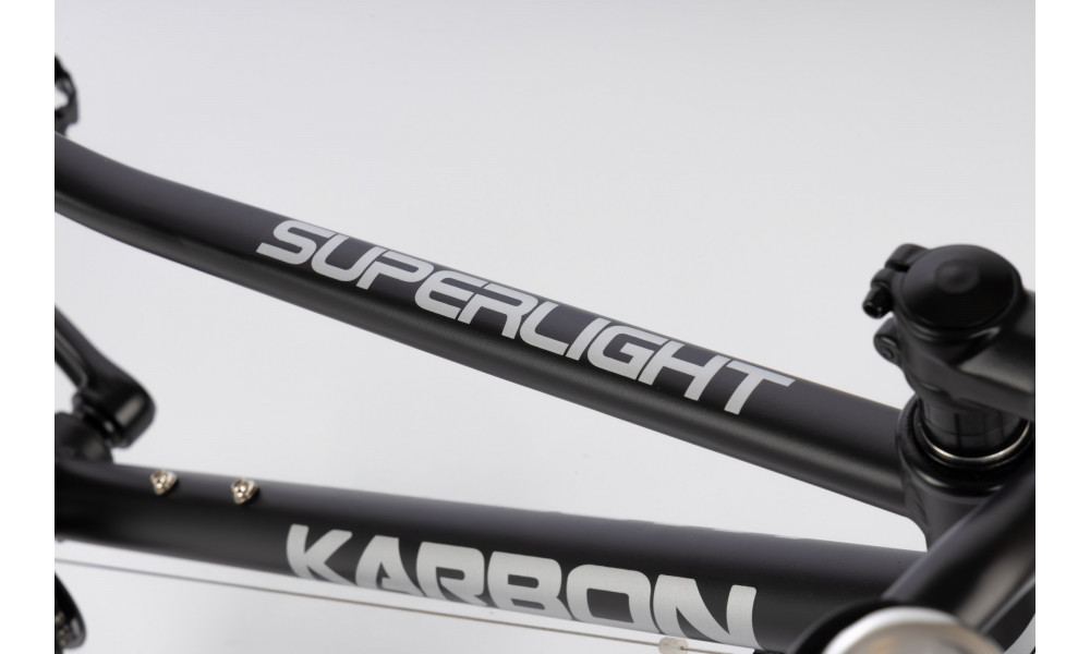 Dviratis Karbon Superlight 26 black - 3