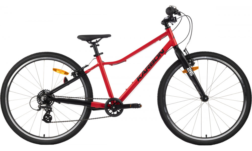 Dviratis Karbon Superlight 26 red - 9