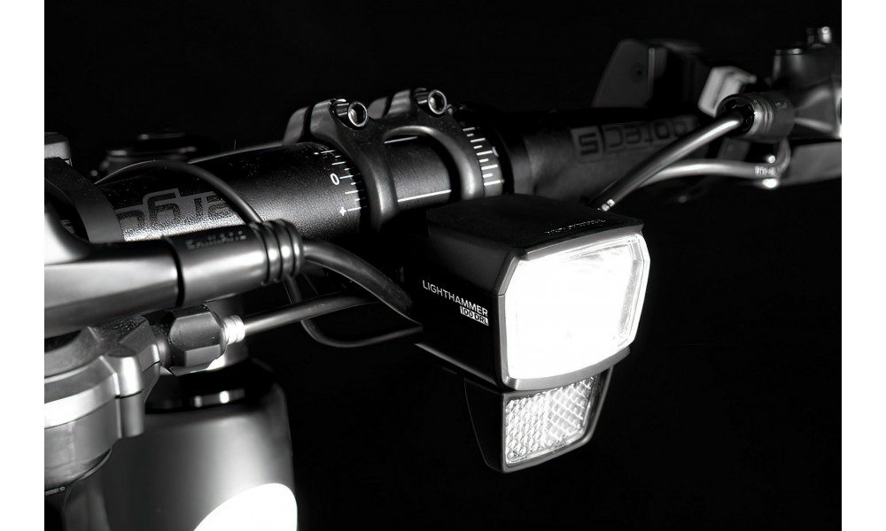 Priekinė lempa Trelock LS 890-T Lighthammer 100 Lux E-Bike 12V - 2