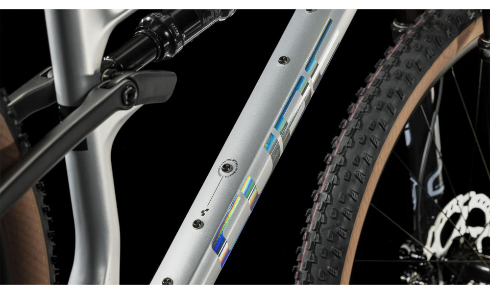 Dviratis Cube AMS ZERO99 C:68X Race 29 silver'n'black - 2
