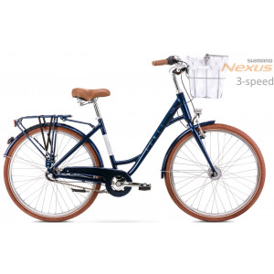 Dviratis Romet Pop Art Classic 28" Alu 2022 blue mat Dviratis Romet Pop Art Classic 28" Alu 2022 blue mat