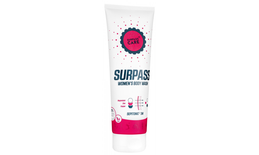 Prausimosi gelis plaukams ir kūnui Surpass Sepitonic Women 250ml - 3