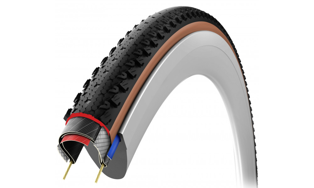 Padanga 28" Vittoria Terreno T30 Fine loose G2.0 TLR Fold 700x45c / 45-622 brown-black - 3