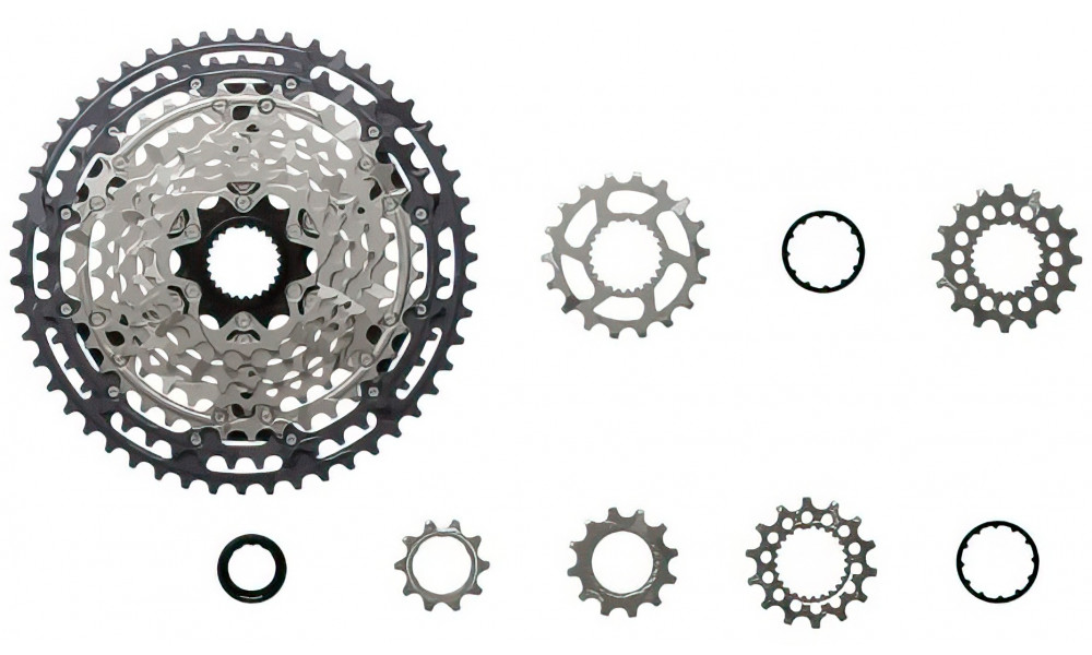 Galinis žvaigždžių blokas Shimano XT CS-M8200 12-speed - 3