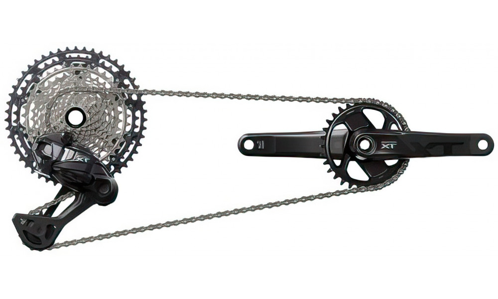 Galinis pavarų perjungėjas Shimano Deore XT Di2 RD-M8250 SGS 1x12-speed - 2