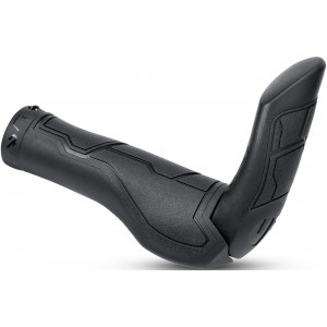 Vairo rankenėlės Natural Fit All Terrain Lock-on with bar ends black