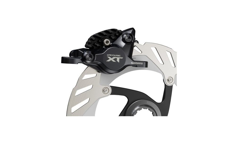 Diskinių stabdžių suportas Shimano XT BR-M8200 2-piston Metal w/Fin - 2