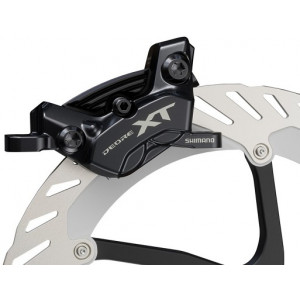 Diskinių stabdžių suportas Shimano XT BR-M8220 4-piston Metal w/Fin Diskinių stabdžių suportas Shimano XT BR-M8220 4-piston Metal w/Fin