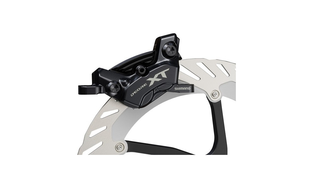 Diskinių stabdžių suportas Shimano XT BR-M8220 4-piston Metal w/Fin - 2