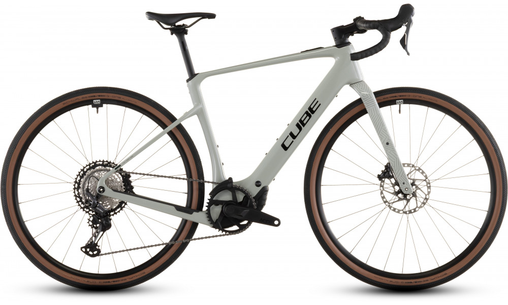 Elektrinis dviratis Cube Nuroad Hybrid C:62 Race 400X reedbeige'n'black 2026 