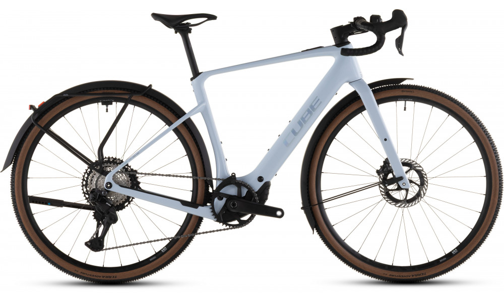 Elektrinis dviratis Cube Nuroad Hybrid C:62 SLX 400X FE iceblue'n'prism 2026 