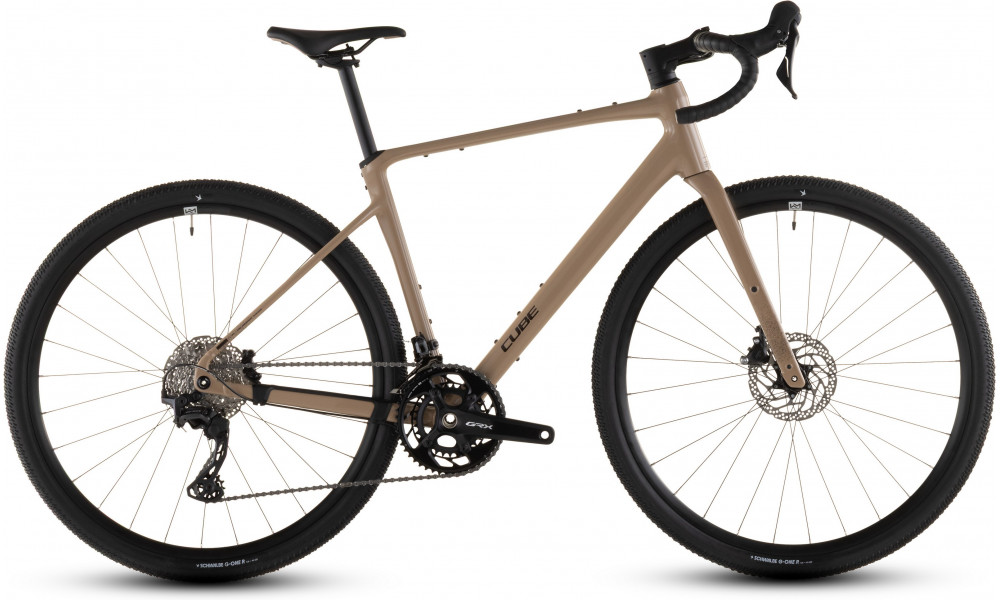 Dviratis Cube Nuroad Race cappuccino'n'black 2026 