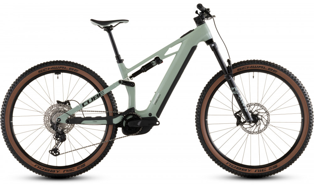 Elektrinis dviratis Cube Stereo Hybrid ONE44 HPC Race 800 27.5 driedherbs'n'black 2026 