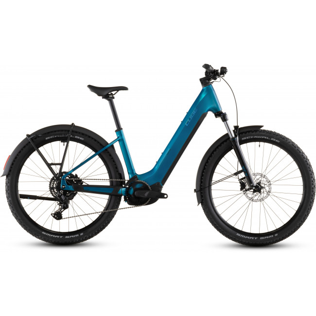 Elektrinis dviratis Cube Reaction Hybrid Performance 600 FE Easy Entry 27.5 electricblue'n'dazzle 2026 Elektrinis dviratis Cube Reaction Hybrid Performance 600 FE Easy Entry 27.5 electricblue'n'dazzle 2026