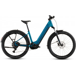 Elektrinis dviratis Cube Reaction Hybrid Performance 600 FE Easy Entry 27.5 electricblue'n'dazzle 2026