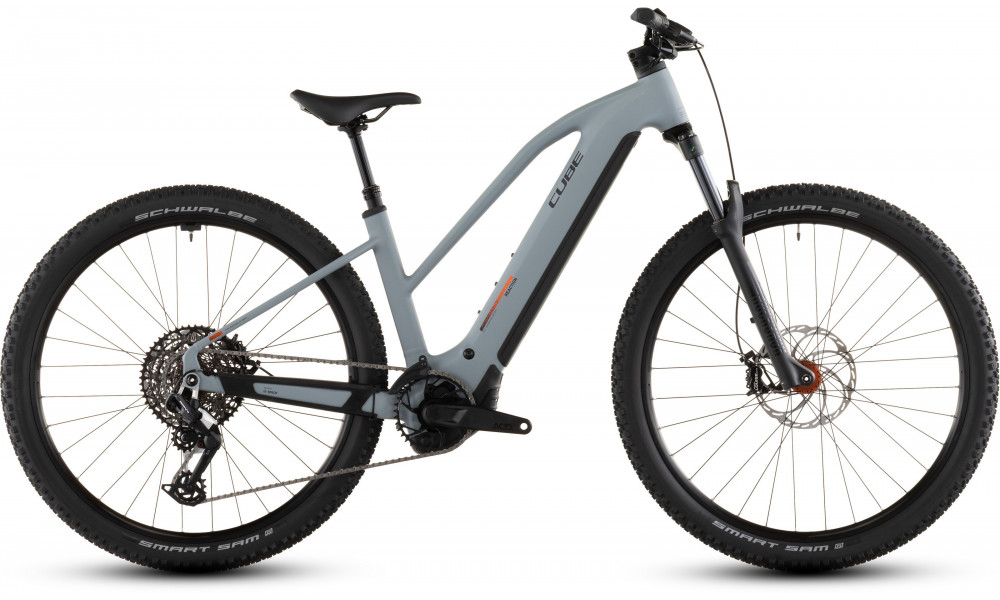 Elektrinis dviratis Cube Reaction Hybrid Race 800 Trapeze 27.5 vulcan'n'orange 2026 