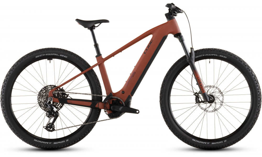 Elektrinis dviratis Cube Reaction Hybrid Race 800 27.5 amber'n'black 2026 