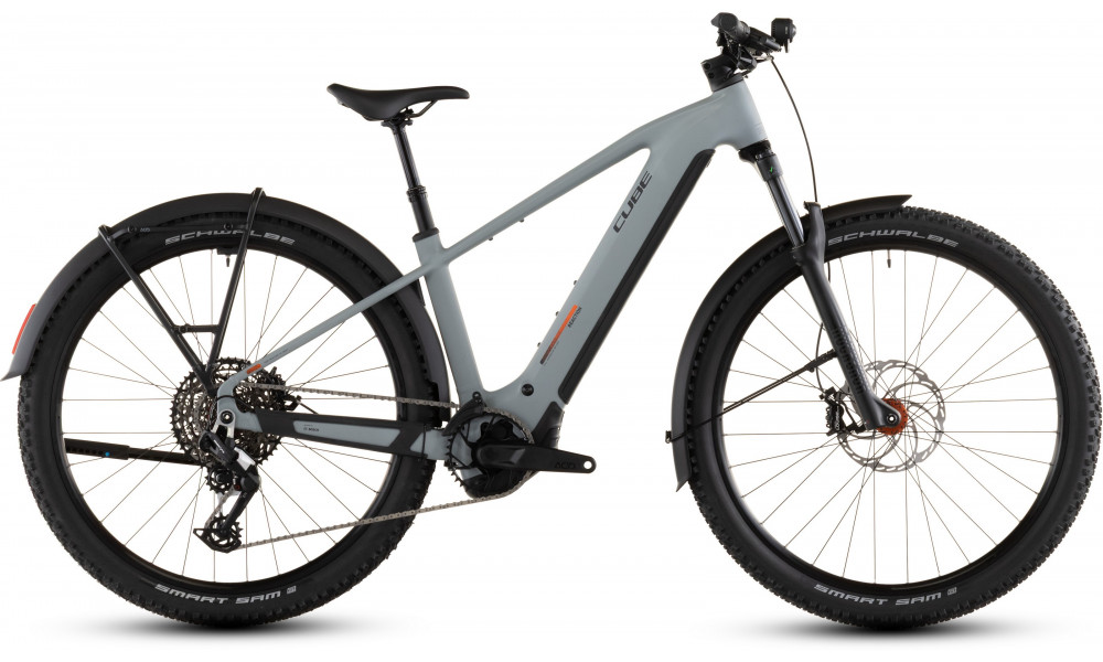 Elektrinis dviratis Cube Reaction Hybrid Race 800 FE 27.5 vulcan'n'orange 2026 