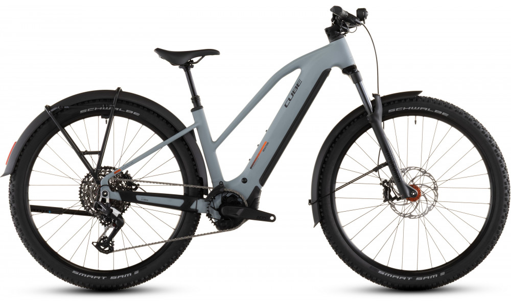 Elektrinis dviratis Cube Reaction Hybrid Race 800 FE Trapeze 27.5 vulcan'n'orange 2026 