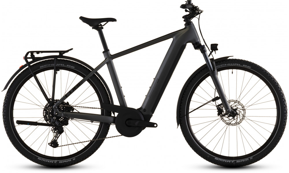 Elektrinis dviratis Cube Nuride Hybrid Performance 600 slabgrey'n'black 2026 