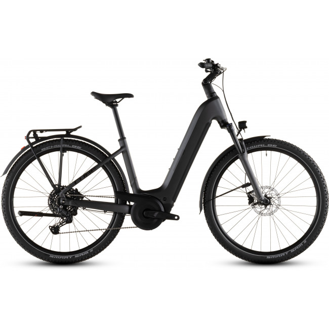 Elektrinis dviratis Cube Nuride Hybrid Performance 600 Easy Entry slabgrey'n'black 2026 Elektrinis dviratis Cube Nuride Hybrid Performance 600 Easy Entry slabgrey'n'black 2026