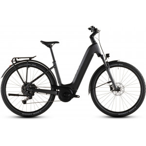 Elektrinis dviratis Cube Nuride Hybrid Performance 600 Easy Entry slabgrey'n'black 2026
