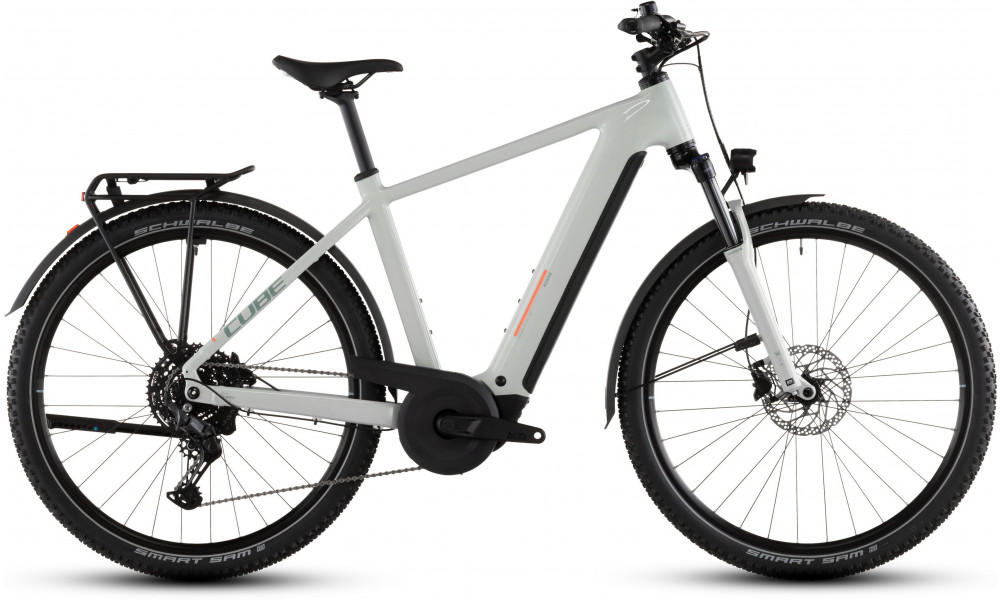 Elektrinis dviratis Cube Nuride Hybrid Performance 600 desertstone'n'grey 2026 