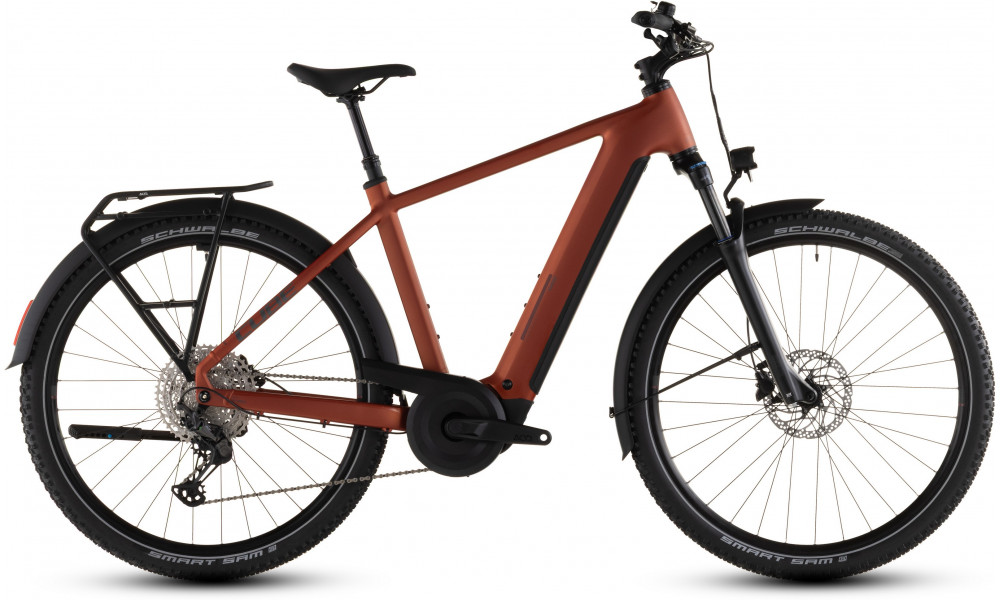 Elektrinis dviratis Cube Nuride Hybrid Pro 800 chilli'n'black 2026 
