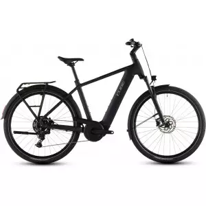 Elektrinis dviratis Cube Touring Hybrid ONE 600 coal'n'chrome 2026