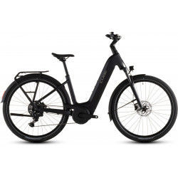 Elektrinis dviratis Cube Touring Hybrid ONE 600 Easy Entry coal'n'chrome 2026