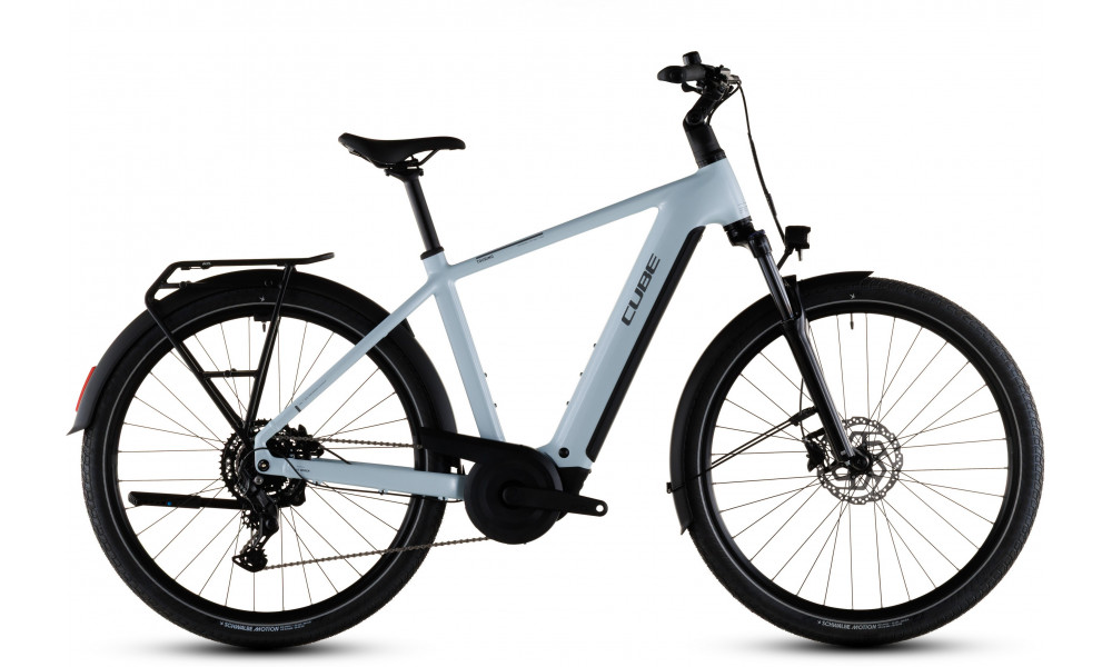 Elektrinis dviratis Cube Touring Hybrid ONE 600 glacier'n'reflex 2026 