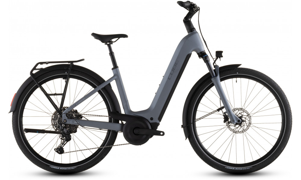 Elektrinis dviratis Cube Touring Hybrid Pro 800 Easy Entry pearlgrey'n'grey 2026 