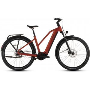 Elektrinis dviratis Cube Touring Hybrid Comfort SLX 800 Trapeze chilli'n'chrome 2026