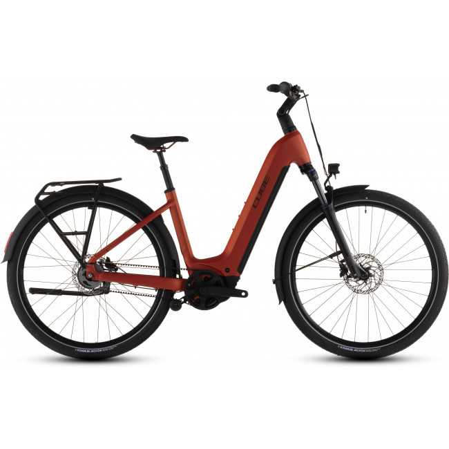Elektrinis dviratis Cube Touring Hybrid Comfort SLX 800 Easy Entry chilli'n'chrome 2026